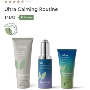 bioClarity ultra calming routine (plus dewy dew)